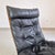 Wood Mid-Century Black Leather Siesta Chair by Ingmar Relling for Westnofa, 1960s For Sale - Image 7 of 10