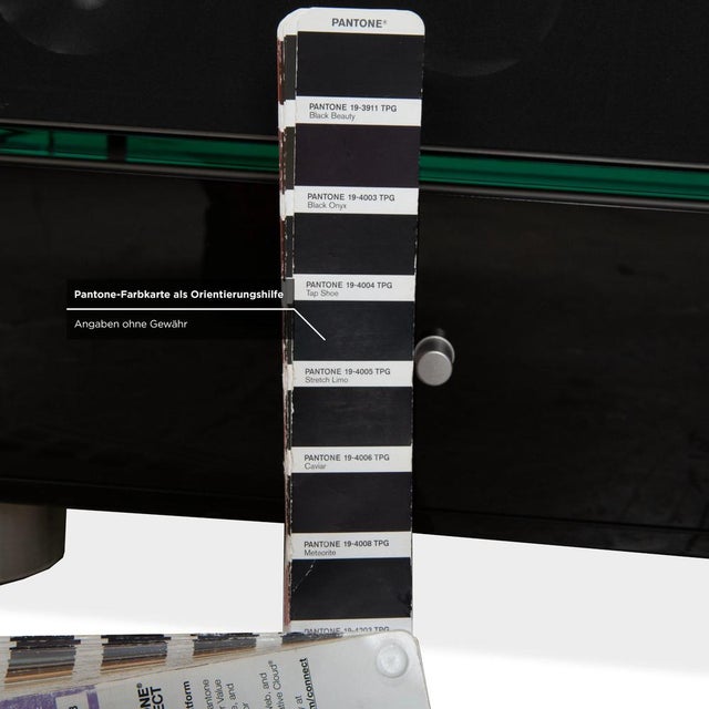 Spectral Sideboard Black Glass and Speaker Sound System For Sale - Image 9 of 15