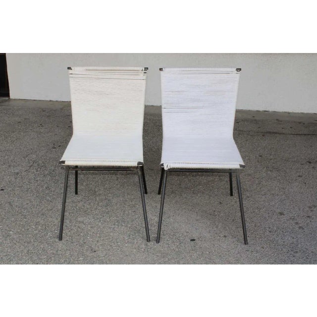 Patio Rope Chairs in the Style of Allan Gould - Set of 10 For Sale - Image 4 of 13