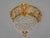 1970s Baroque Gold Bronze Crystal Chandelier Ceiling Lamp For Sale - Image 4 of 15