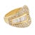 Vintage 4.00 Carat Diamond 18k Yellow Gold Cocktail Ring, Size 6.25 For Sale - Image 4 of 6