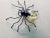 1950s Mid-Century Italian Modern Metal and Glass Spider Wall Lamp, 1950s For Sale - Image 5 of 9