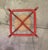 Metal Vintage Industrial Danish Stool Red Metal Stool For Sale - Image 7 of 9