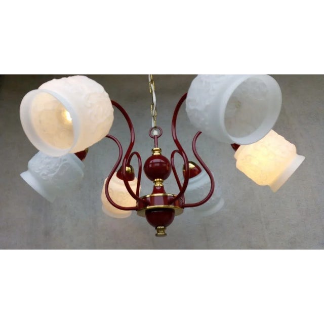 Vintage Chandelier from Drukov Brno, 1970s For Sale - Image 12 of 14