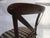 Brown Bent Wood Cross Back Dining Chair With Caned Seat and Cushion For Sale - Image 8 of 11