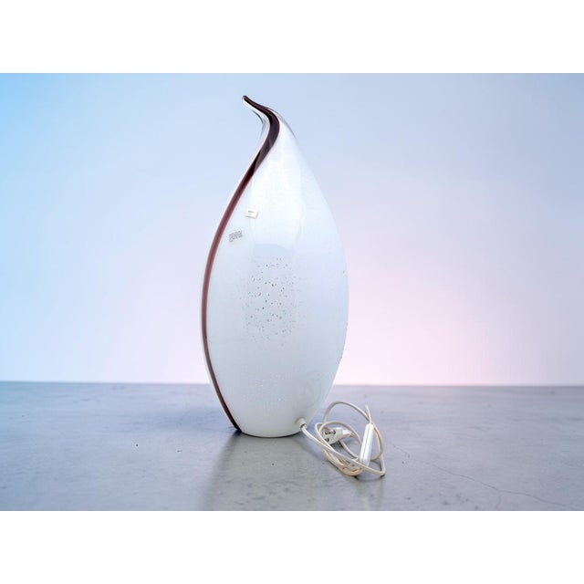 Penguin-Shaped Murano Glass Table Lamp from Manifattura Di Murano, 1980s For Sale - Image 9 of 10