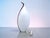 Penguin-Shaped Murano Glass Table Lamp from Manifattura Di Murano, 1980s For Sale - Image 9 of 10