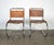 Mid 20th Century Pair of Bauhaus-Style Chrome and Brown Leather Cantilever Chairs For Sale - Image 13 of 17