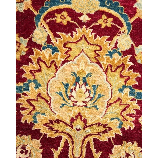Traditional Mogul, One-of-a-Kind Hand-Knotted Area Rug in Red, 8' 2" x 10' 0" For Sale - Image 3 of 8