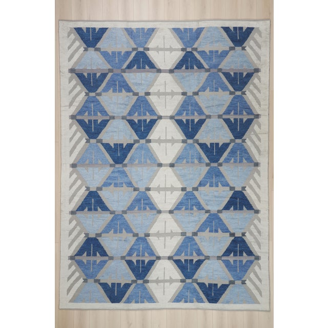 Contemporary High-Low Texture Area Rug, 10'06 X 14'05 For Sale - Image 11 of 11