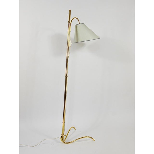 Vintage Adjustable Dornstab Brass Floor Lamp by Rupert Nikoll, 1950s For Sale - Image 15 of 18