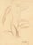 Figurative 1930s Peter Marienus Camfferman Original Chalk Figural Drawing Signed Framed For Sale - Image 3 of 7