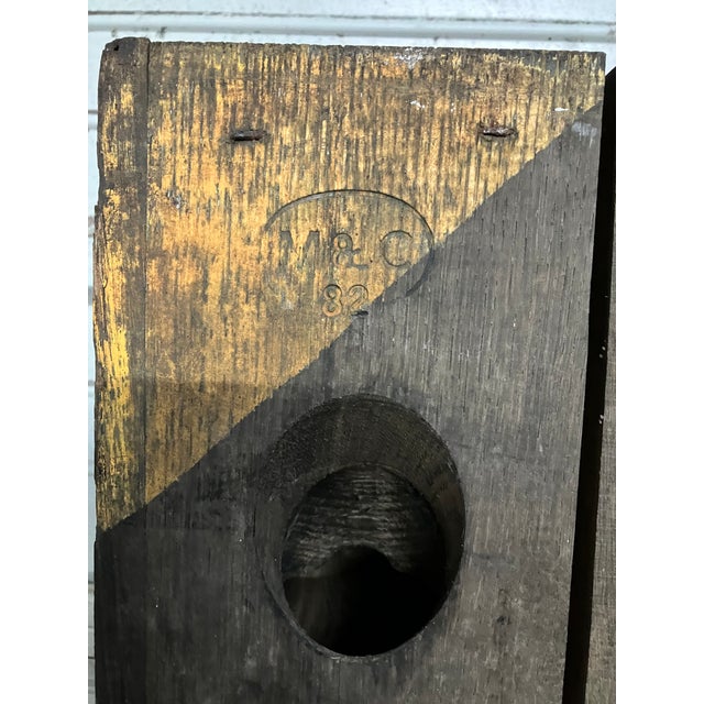 Brown 1980s French Country Wine Riddling Rack For Sale - Image 8 of 12