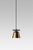 Black Matte Golden Glossy Cup Lighto T GR Lamp by Jamie Hayon for Parachilna For Sale - Image 3 of 7
