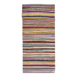Galerie Shabab Collection Mid-20th Century American Rag Throw Rug