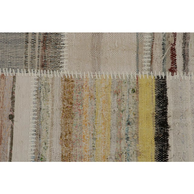 Rug & Kilim’s Patchwork Kilim in Polychromatic Stripes For Sale In New York - Image 6 of 7