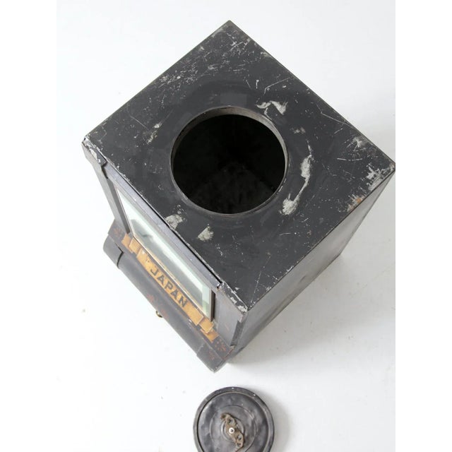 Antique Victorian Hand Painted Tea Bin For Sale - Image 11 of 13