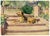 Nancy Jane Burton RWS, Terrier Dog on Garden Steps, 1920s, Watercolor For Sale - Image 3 of 7
