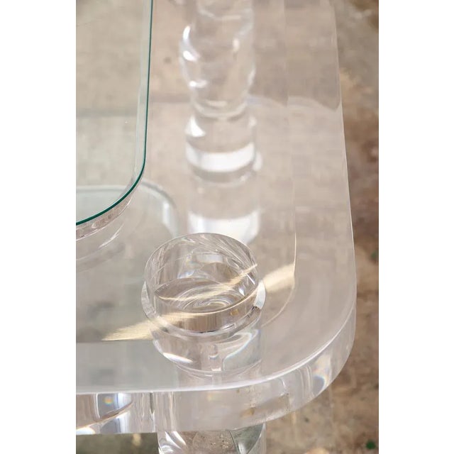 French Coffee Table in Acrylic Glass from Maison Roméo, 1970s For Sale - Image 10 of 12