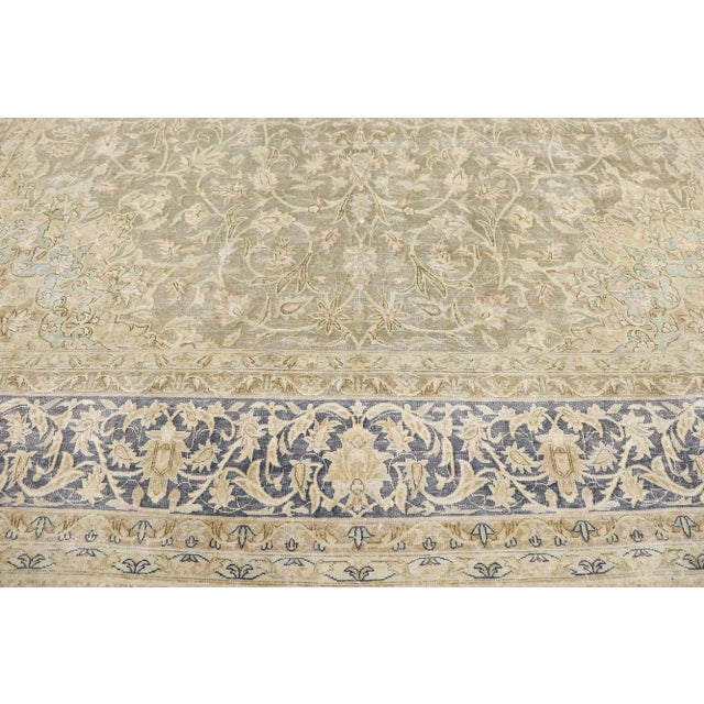 Early 20th Century Antique Persian Kerman Rug, 09'11 X 13'11 For Sale - Image 4 of 9