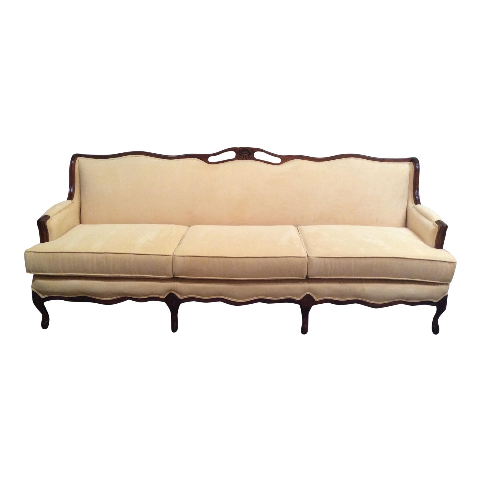 Vintage Yellow Sofa Chairish