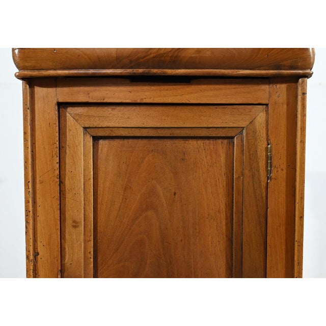 Louis Philippe Cherrywood Bedside Table, Mid-19th Century For Sale - Image 9 of 18
