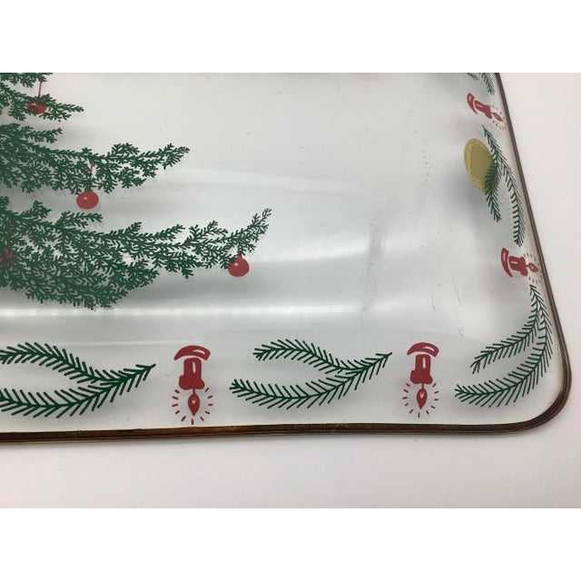 Mid 20th Century Vintage German Christmas Serving Plate For Sale - Image 9 of 13