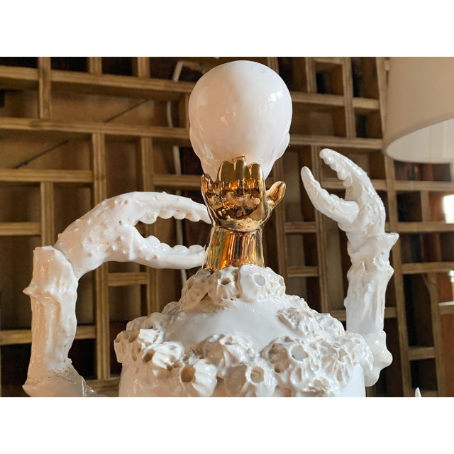 "Lobster Boy #5," Porcelain Sculpture by Robert Hechler For Sale - Image 15 of 18