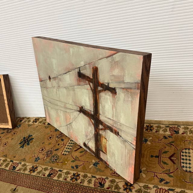 Angie Renfro Connection Series Original Painting, Signed For Sale In San Francisco - Image 6 of 11