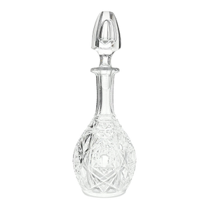 1980s Baccarat “Lagny” Crystal Short Wine Cordial Liquor Decanter