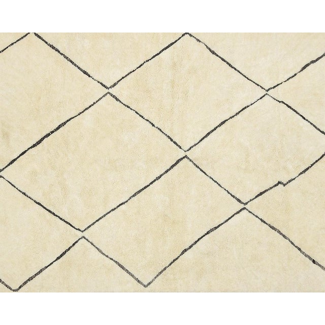 Hand-Knotted Wool Rug by Azele Studio For Sale - Image 6 of 9