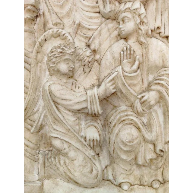 Stone 19th Century Renaissance Marble Relief For Sale - Image 7 of 12