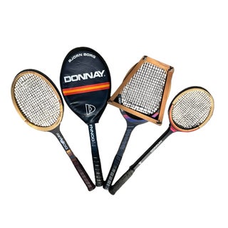 Collection of Vintage Björn Borg Tennis Rackets With Cover and Guard For Sale