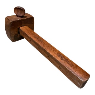 Vintage Stanley No. 61 Wooden Marking Gauge Decorative Industrial Decor For Sale