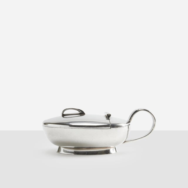 Mid-Century Modern Silver-Plated Alpacca Sugar Bowl and Creamer by Gio Ponti for Fratelli Calderoni - A Pair For Sale - Image 3 of 18