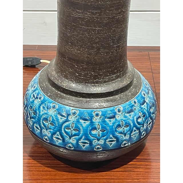 Table Lamp attributed to Aldo Londi for Bitossi Ceramiche, 1970s For Sale - Image 3 of 18