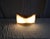 1990s Vintage German Wall Lamp with Gold-Colored Metal Frame and Matte Vaulted Glass from Bankamp, 1990s For Sale - Image 5 of 9