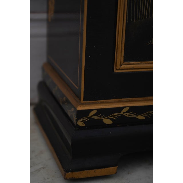 Brown Ellicot of London Chinoiserie Diminutive Grandmother Dwarf Tall Case Clock For Sale - Image 8 of 13