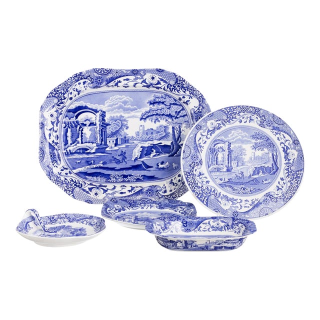 Plates in Spode Earthenware, Set of 5 For Sale