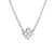 Pre-owned Cartier Hindi diamond necklace crafted in 18k white gold. Four larger diamonds are estimated at 0.12 carats each...