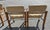 Mid 20th Century Post Modern-Back Dining Chairs With Arms on Casters - Set of 6 For Sale - Image 4 of 12