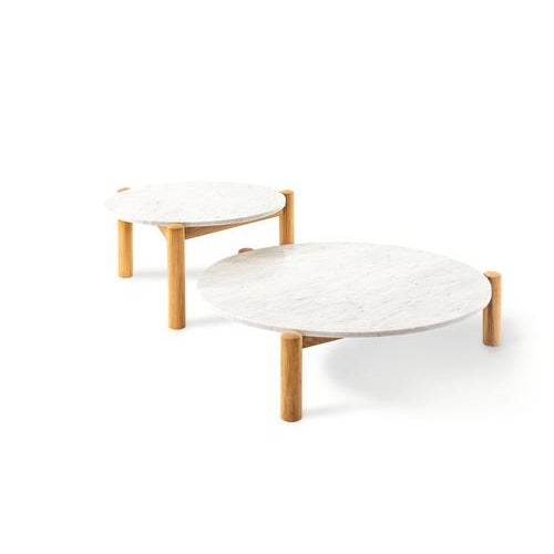 Marble Center Table with Interchangeable Top by Charlotte Perriand for Cassina For Sale - Image 9 of 11