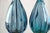 Archimede Seguso Vintage Murano Glass Table Lamps in Peacock Blue, for Marbro - A Pair For Sale - Image 4 of 8