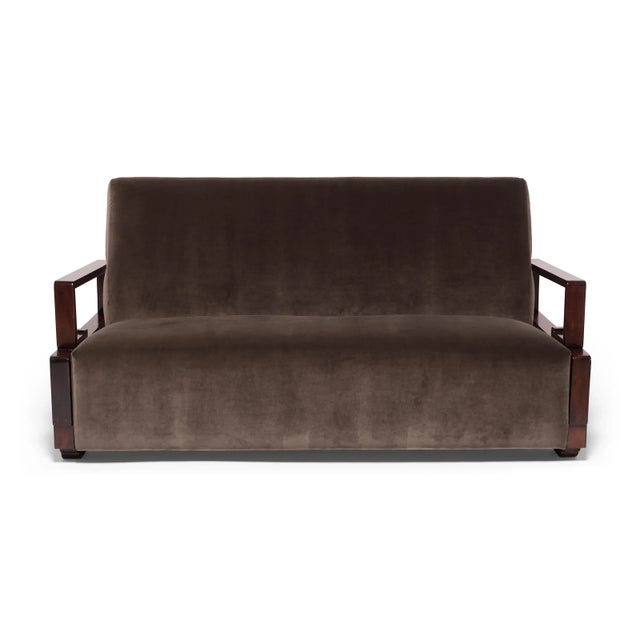 Wood 1930s Shanghai Art Deco Sofa For Sale - Image 7 of 7