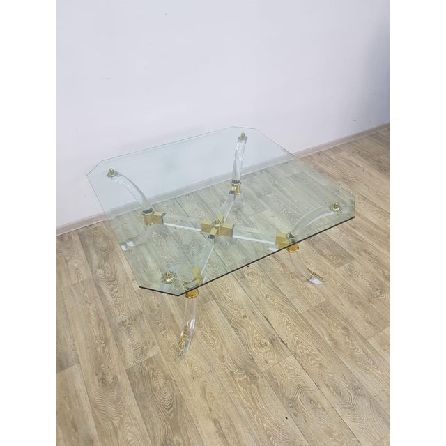 Hollywood Regency Coffee Table, France, 1970s For Sale - Image 6 of 15
