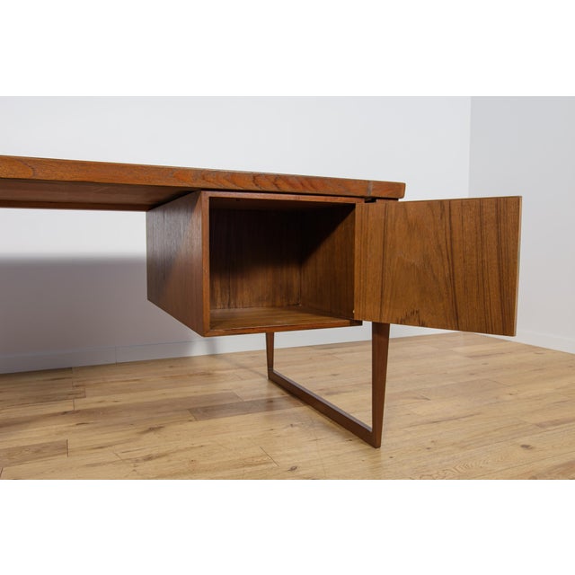 Model 70 Desk in Teak by Kai Kristiansen for Feldballes Møbelfabrik, Denmark, 1960s For Sale - Image 9 of 18