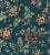 Contemporary Sample - Sandberg for The House of Scalamandré Rosenholm Wallcovering, Midnight Blue For Sale - Image 3 of 3