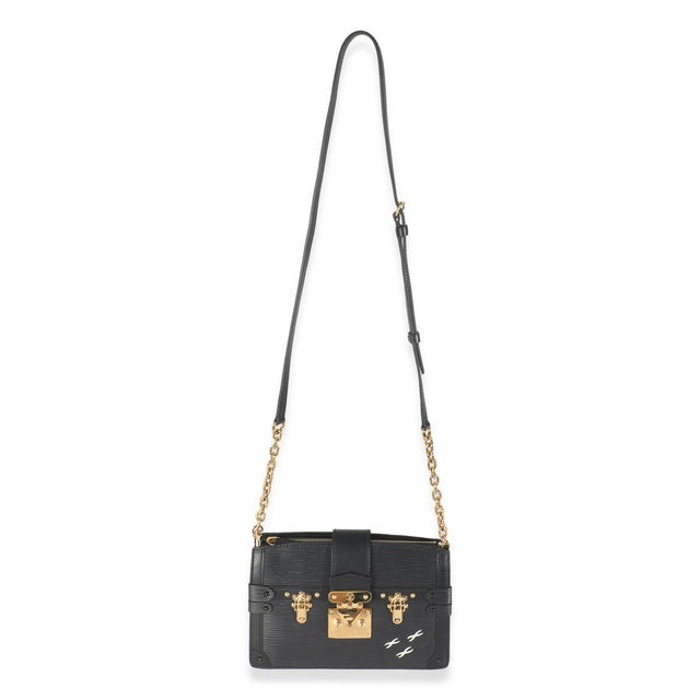 Black Epi Leather Trunk Clutch For Sale In New York - Image 6 of 7
