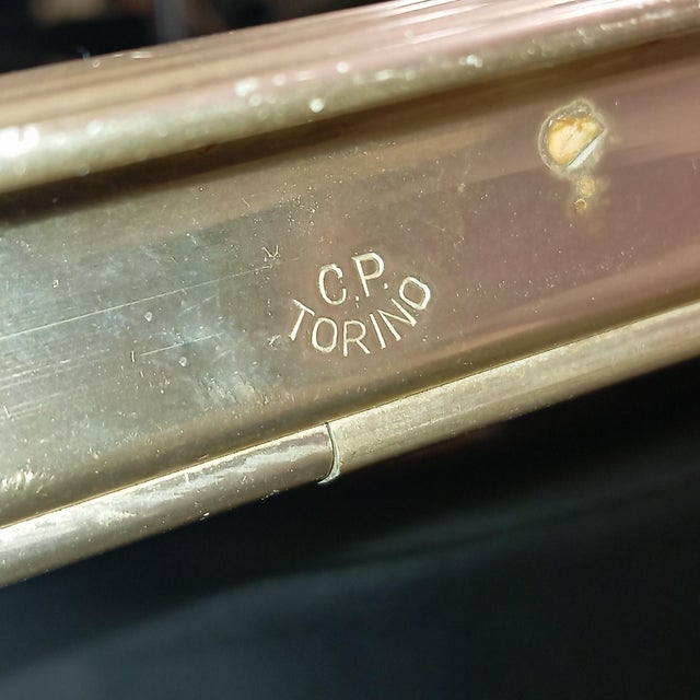 Vintage Aluminum Bar Cart from C.P. Torino, 1970s For Sale - Image 9 of 12