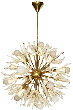 Vintage Large Emile Steijnar Chandelier,